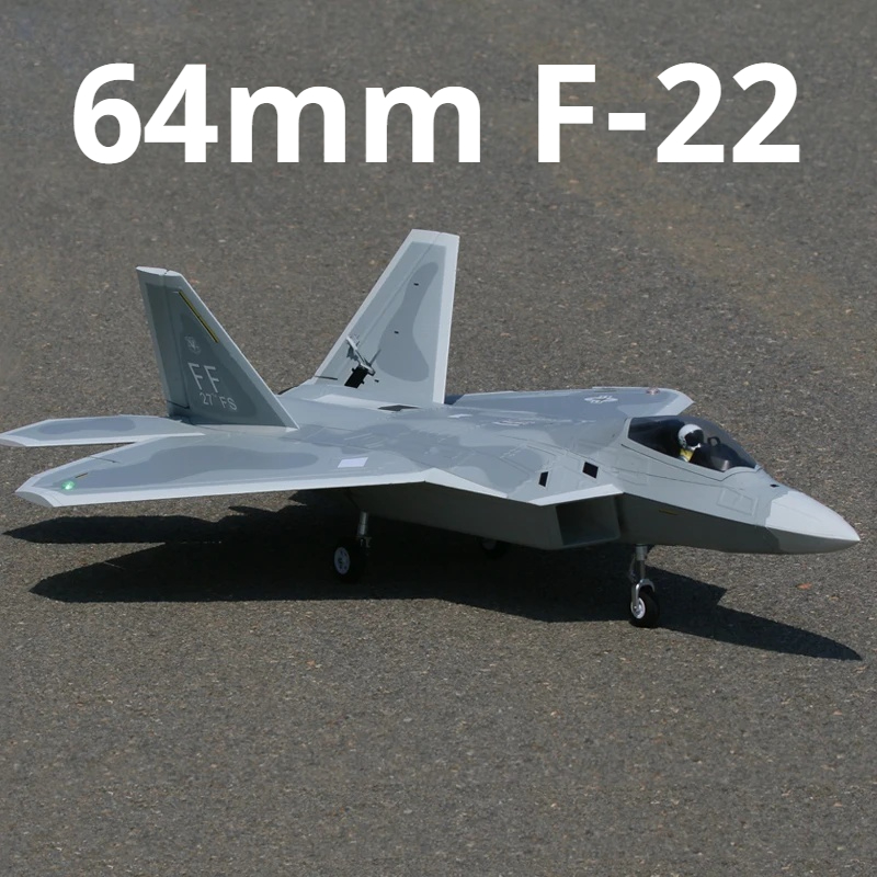 Power Tools World - F22 64 mm ferngesteuertes Modellflugzeug mit