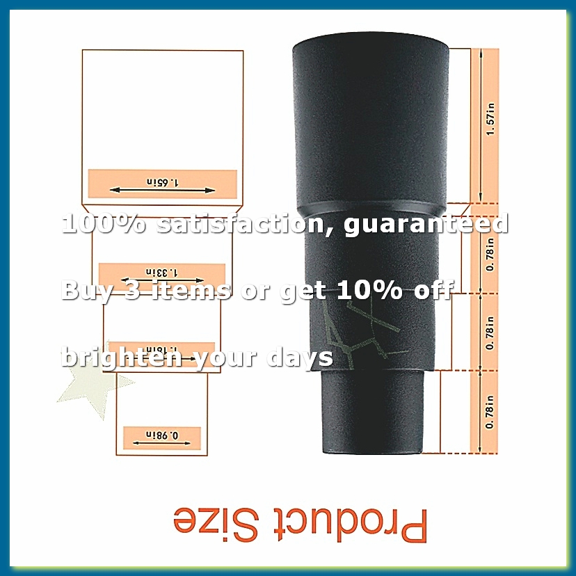 Vacuum Cleaner Power Tools - Staubsauger-Werkzeugadapter, 6-teiliger Staubsaugerschlauch-Adapter Reduzierschlauch für Staubabsaugung