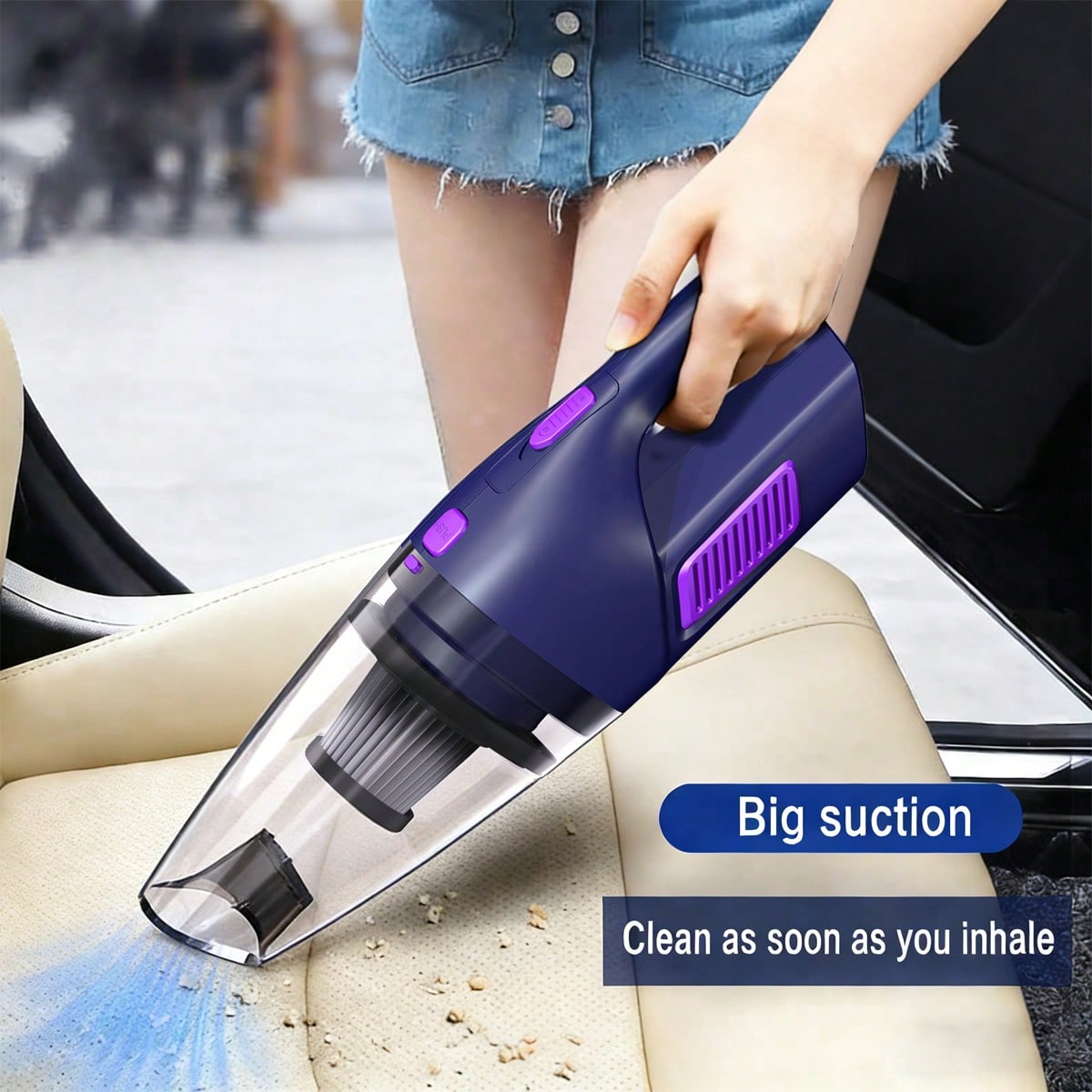 Vacuum Cleaner Power Tools - CascadeVac Handstaubsauger für Autos, starke Saugkraft,