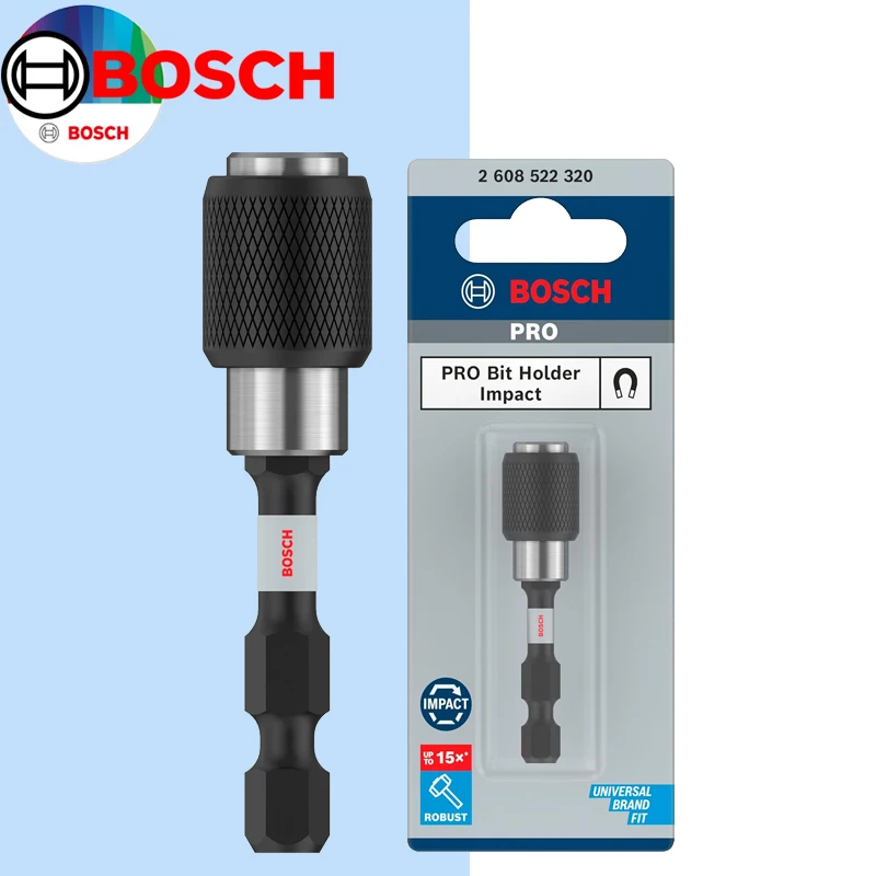 Power Tools Impact - BOSCH 2608522320 PRO Bit-Halter mit Schnellwechselsystem