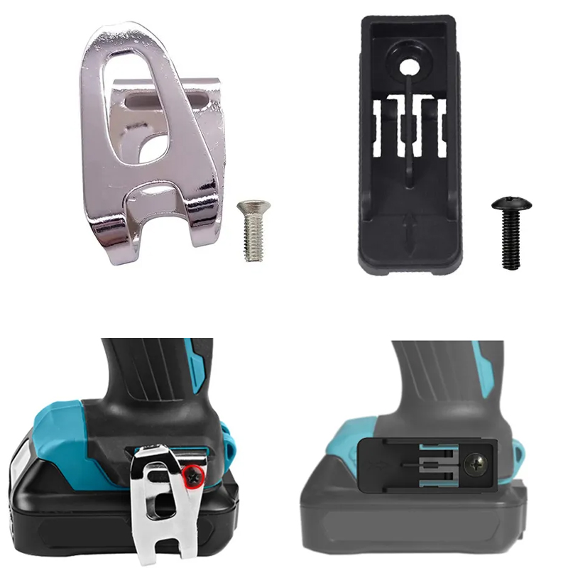 Power Tools Book - Bithalter-Gürtelhaken mit Schraube für Makita 346317