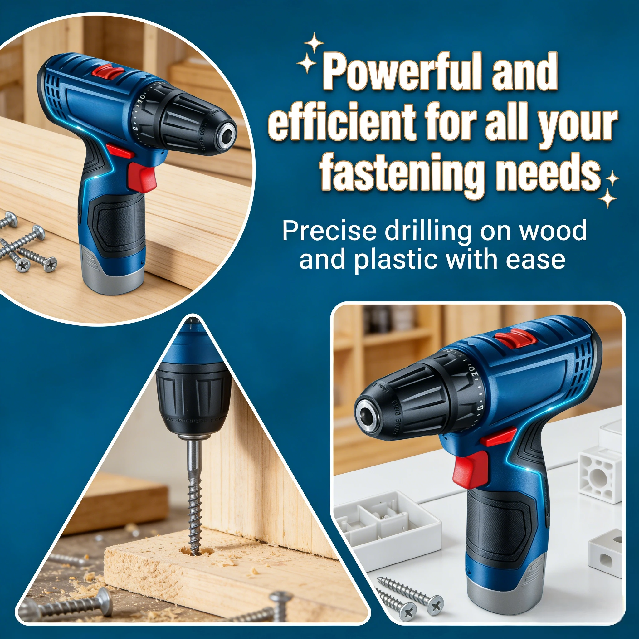 Power Tools Impact - Bosch Elektrobohrmaschine GSR 120-LI 12V Wiederaufladbare