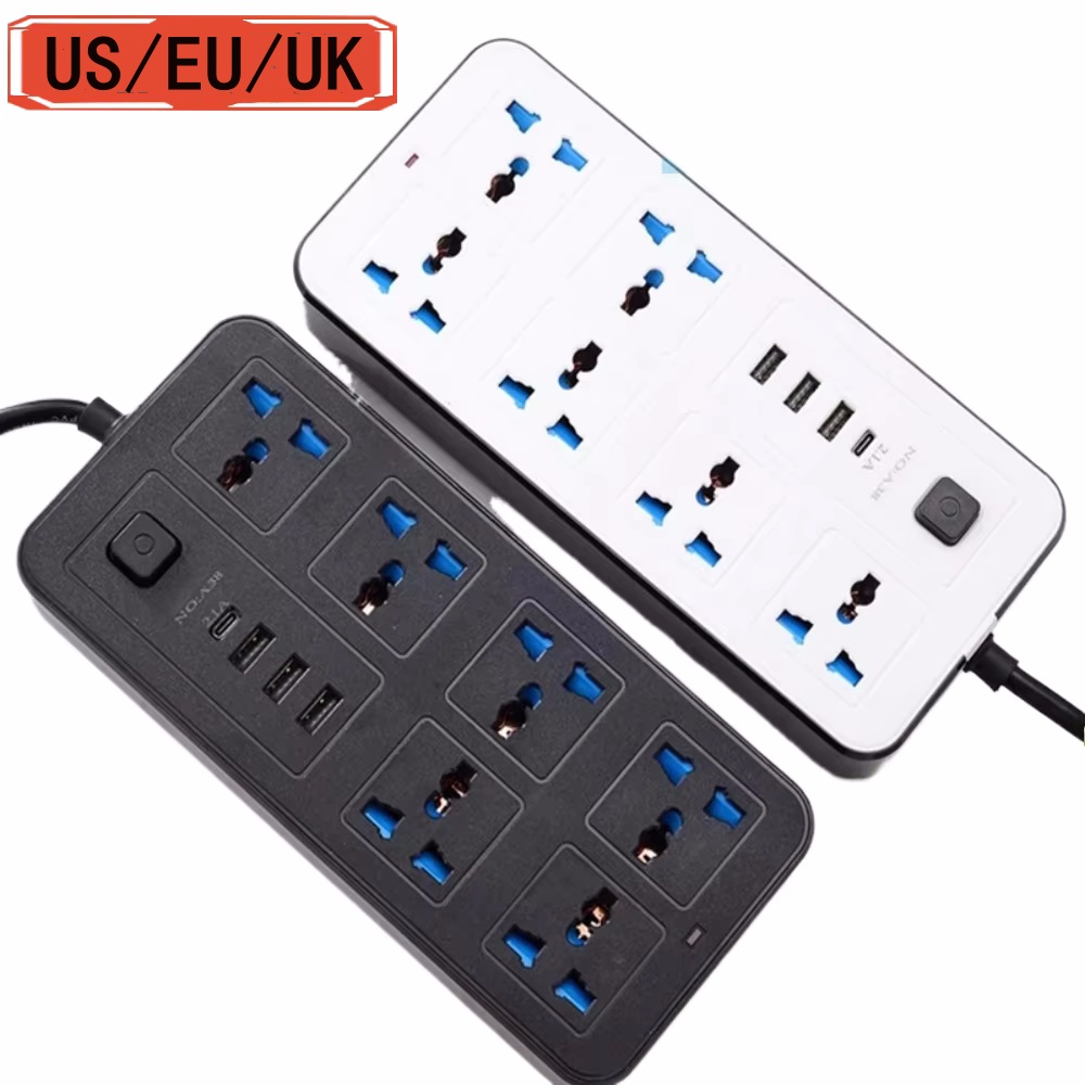 Power Tools Extension - Universelle Steckdosenleiste mit Typ-C USB-Anschluss, 2M