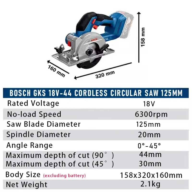 Bosch Akku-Kreissäge GKS18V-44 – Power Tools For Woodworking Bewertung und Preis