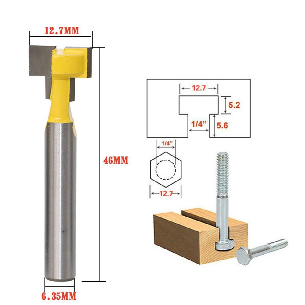 A11I 1/4 Zoll Schaft T-Slot Cu – Power Tools For Woodworking Bewertung und Preis