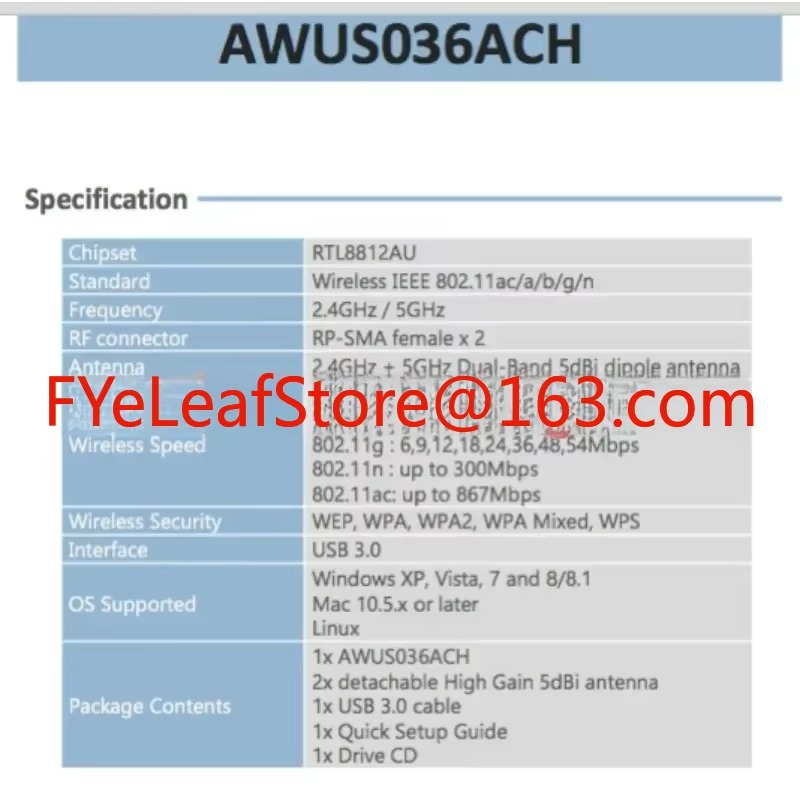 ALFA AWUS036ACH RTL8812AU Mac  – Power Tools For Linux Bewertung und Preis