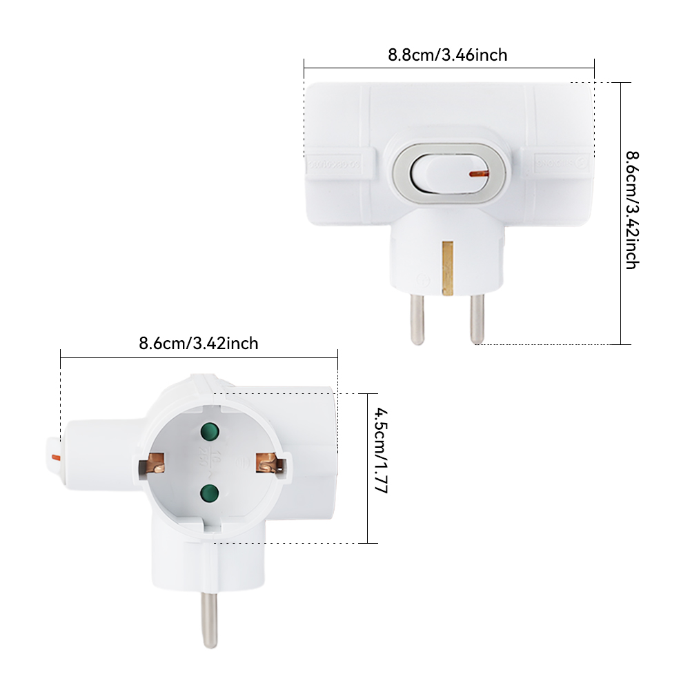 1/2 Stück Mehrfachsteckdose na – Power Tools Extension Bewertung und Preis